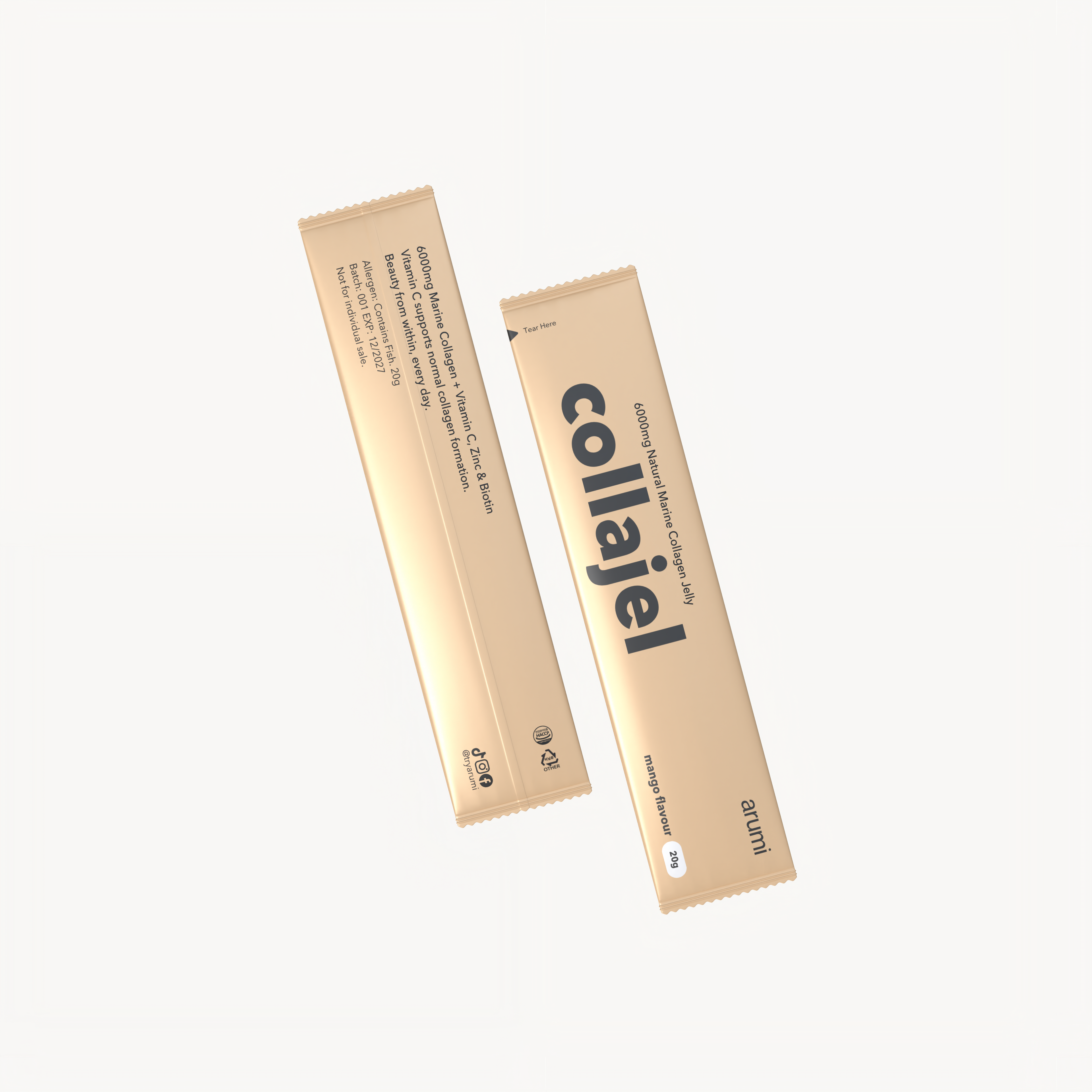 Arumi Collajel Jelly Stick Mango Flavour